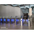 Good Quality Flap Turnstile Gate Integrated with Fingerprint and Face Recognition